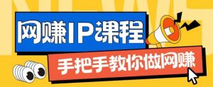 ip合伙人打造1.0,从0到1教你做网创,实现月入过万【揭秘】-大齐资源站