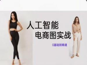 人工智能SD电商图实战，ai绘图0基础到精通-大齐资源站