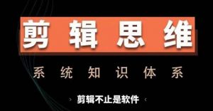 剪辑思维系统课，从软件到思维，系统学习实操进阶，从讲故事到剪辑技巧全覆盖-大齐资源站
