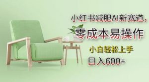 小红书减肥AI新赛道，零成本易操作，日入多张，小白轻松上手【揭秘】-大齐资源站