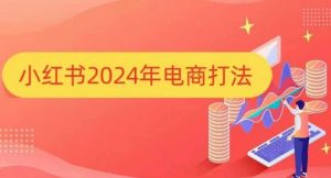小红书2024年电商打法，手把手教你如何打爆小红书店铺-大齐资源站