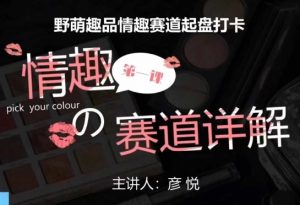 比高社群：情趣赛道训练营，野萌趣品情趣赛道起盘打卡，市场刚需项目-大齐资源站