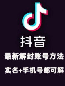 2024年11月抖音最新解封账号方法+解实名 自己真实实操已解2个号-大齐资源站