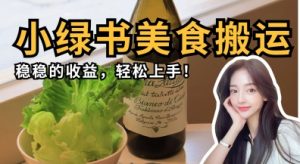 微信小绿书美食搬运，稳稳的收益，轻松上手-大齐资源站
