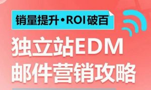 销量提升•ROI破百 独立站EDM邮件营销攻略，如何通过邮件营销每年获得100万美金销售额!-大齐资源站