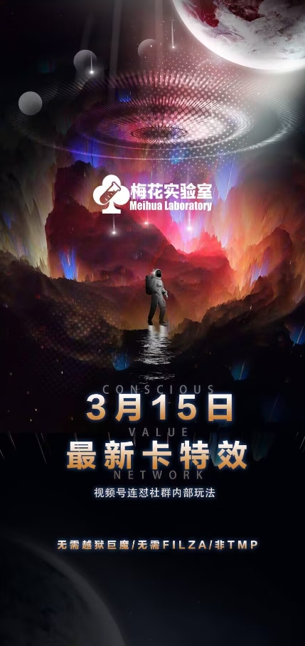 梅花实验室视频号连怼玩法-3月15日最新卡特效技术(无需越狱、巨魔、tmp)-大齐资源站