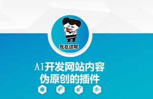 AI开发网站内容伪原创的插件，从零开始手把手教学-大齐资源站