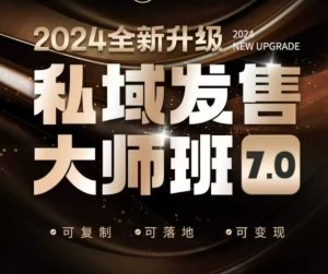 私域发售大师班7.0版,发售界鼻祖,又是一次升级迭代,从底层逻辑,到8大模型的细致落地讲解(录音)-大齐资源站