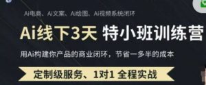 AI实操培训第20-21期线下,0基础保姆级教程,3月最新整理,企业获客、降本增效、打造超级个体-大齐资源站