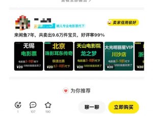 闲鱼电影票自动化，年底开启月入 2W + 的财富通道，可自动化(内附独家秘籍)-大齐资源站