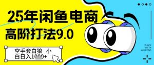 25年闲鱼电商高阶打法9.0，空手套白狼，小白日入几张-大齐资源站