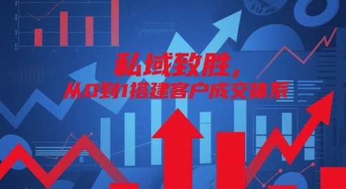 私域致胜，从0到1搭建客户成交体系-大齐资源站