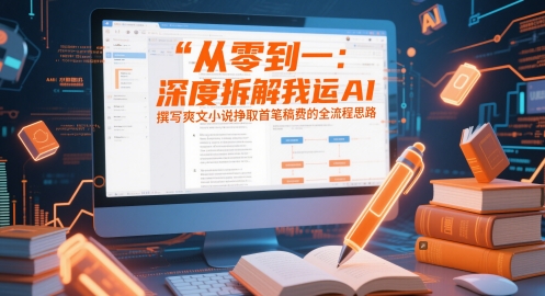 从零到一：深度拆解我运用AI撰写爽文小说挣取首笔稿费的全流程思路-大齐资源站
