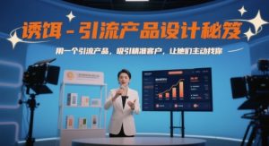 诱饵-引流产品设计秘笈，用一个引流产品，吸引精准客户，让他们主动找你-大齐资源站