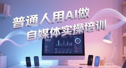 普通一个人用AI做自媒体，助你轻松开启AI自媒体创作之路-大齐资源站