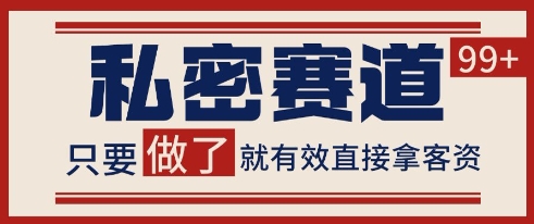 小红书某音私密赛道引流获客 自热矩阵日引200+【揭秘】-大齐资源站