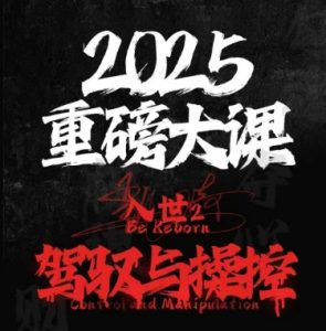 2025重磅大课，入世2，驾驭与控制-大齐资源站