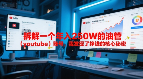 付费文章：拆解一个年入250W的油管（youtube）账号，我发现了挣钱的核心秘密-大齐资源站