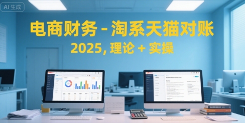 电商财务-淘系天猫对账2025，理论+实操-大齐资源站