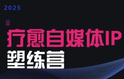 2025治愈自媒体IP训练营，专为疗愈领域从业者打造-大齐资源站