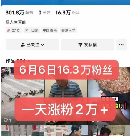 外面卖5000最新抖音搬运涨粉技术，新玩法，一分钟一条，一天涨粉2W，苹果安卓都可用-大齐资源站