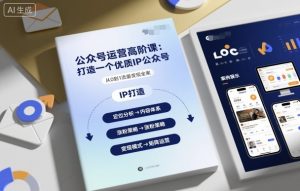 公众号运营高阶课,打造一个优质IP公众号-大齐资源站