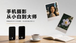 手机摄影从小白到大师，零基础带你学习手机摄影，拍出朋友圈点赞大片-大齐资源站
