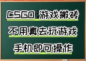 游戏搬砖,手机可做,不用电脑,最快当天见收益3张+,副业创业网创兼职【揭秘】-大齐资源站