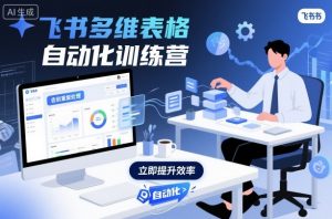 飞书多维表格自动化训练营,手把手教你告别重复处理,用多维表格开启高效办公新模式-大齐资源站