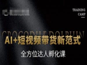 AI+短视频带货新范式，全方位达人孵化课-大齐资源站