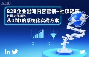 B2B企业出海内容营销+社媒矩阵，从0到1的系统化实战方案-大齐资源站