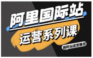 阿里国际站运营系列课,涵盖精准引流、直通车与全站推实战SOP,搭配AI效率工具包与高阶增长玩法-大齐资源站