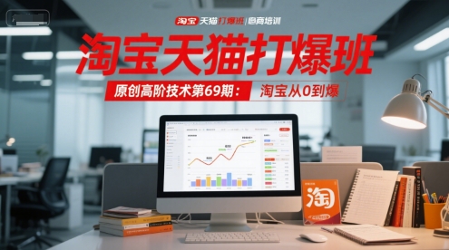 淘宝天猫打爆班原创高阶技术第69期：淘宝从0到爆-大齐资源站
