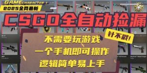 CSGO自动捡漏项目,最新独家玩法,一个手机即可操作,新手小白轻松月入1W+,操作简单易上手【揭秘】-大齐资源站