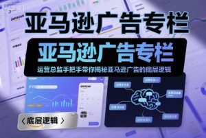 亚马逊广告专栏：运营总监手把手带你揭秘亚马逊广告的底层逻辑-大齐资源站