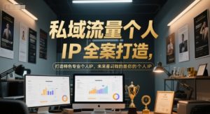 私域流量个人IP全案打造，打造特色专业个人IP，未来最值钱的是你的个人IP-大齐资源站