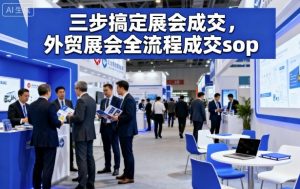 三步搞定展会成交,外贸展会全流程成交sop-大齐资源站