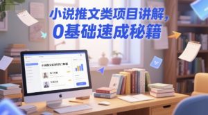 小说推文类项目讲解,0 基础速成秘籍-大齐资源站