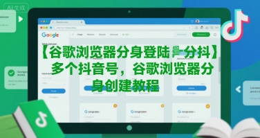 谷歌浏览器分身登陆多个抖音号，谷歌浏览器分身创建教程-大齐资源站