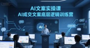 AI文案实操课，AI成交文案底层逻辑训练营-大齐资源站