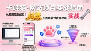 卡哇猫·网站项目，网站搭建与运营以及引流跳转付费-大齐资源站