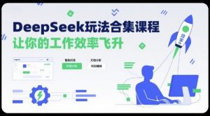 DeepSeek玩法合集课程，让你的工作效率飞升-大齐资源站