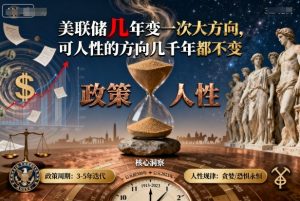 付费文章:美联储几年变一次大方向,可人性的方向几千年都不变-大齐资源站